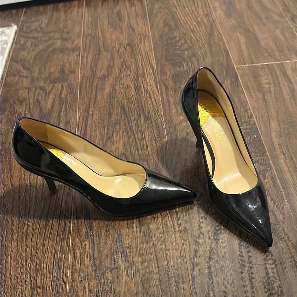 Cole Haan Black Patent Leather Heels